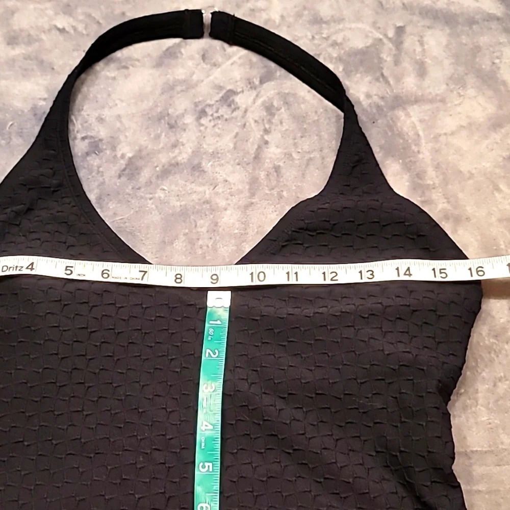 0173. EUC ~ VINTAGE ~ Halterneck Rockabilly ๐ฒ Speedo ~ 16 ~ Black - Picture 6 of 16